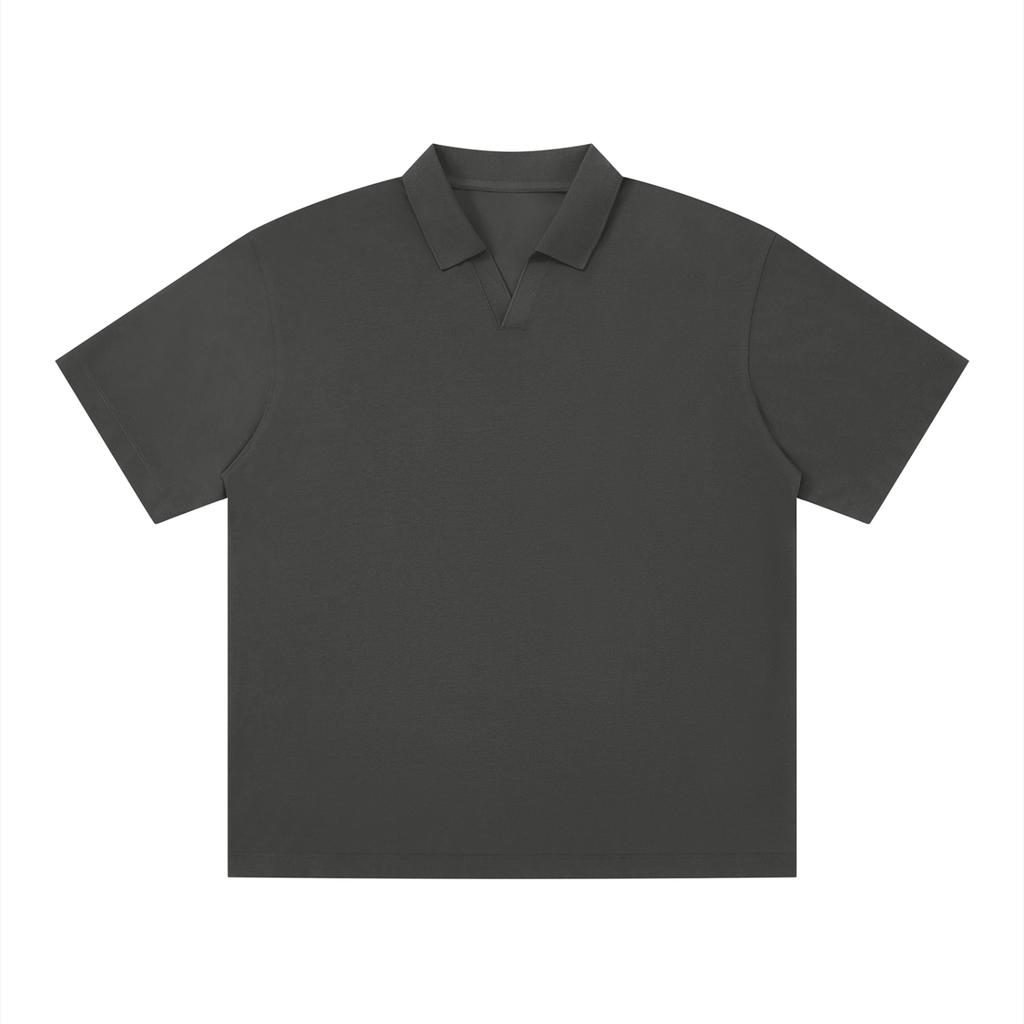 Men's Drop Shoulder Polo Shirt